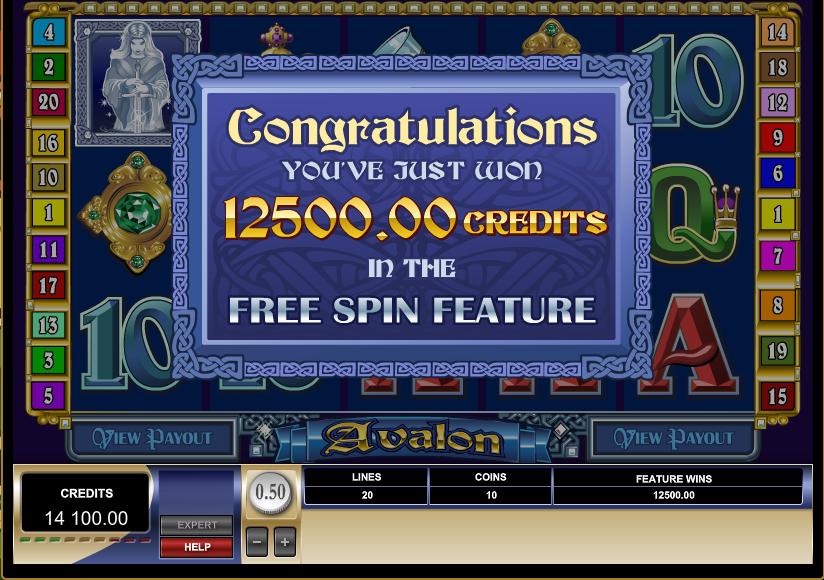 Avalon Slot screenshot